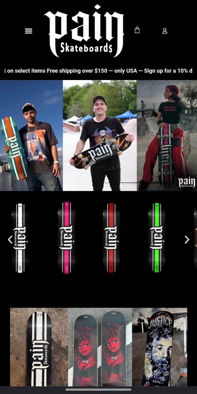 Pain Skateboards US
